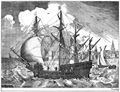 Bruegel d. Ä., Pieter: Folge der »Meeresschiffe«, Segelschiff