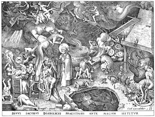 Bruegel d. ., Pieter: Hl. Jacobus d. . und Hermogenes