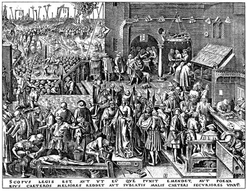 Bruegel d. ., Pieter: Folge der »Tugenden«, Die Gerechtigkeit