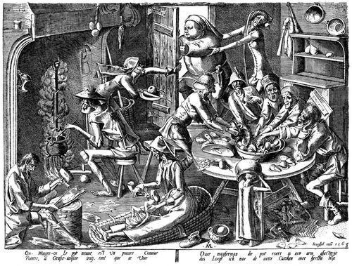 Bruegel d. ., Pieter: Die magere Kche