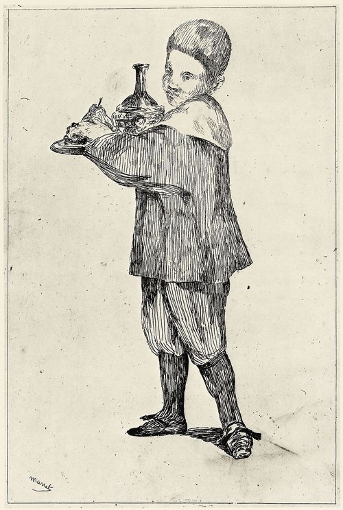 Manet, Edouard: Kind mit Platte