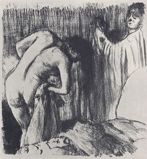 Degas, Edgar Germain Hilaire: Beim Verlassen des Bades