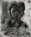 Cézanne, Paul: Kopf eines Mädchens