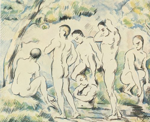 Czanne, Paul: Die Badenden, kleine Fassung