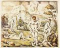 Cézanne, Paul: Die Badenden, große Fassung