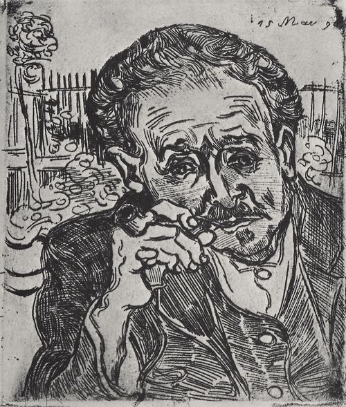 Gogh, Vincent Willem van: Mann mit Pfeife (Portrt des Dr. Gachet)