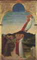 Sassetta: Altarpolyptychon fr San Francesco in Borgo S. Sepolcro, Szene: Mystische Hochzeit des Hl. Franziskus von Assisi