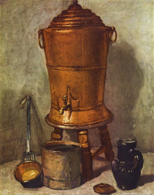 Chardin, Jean-Baptiste Simon: Der Wasserbehlter