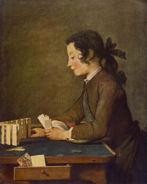 Chardin, Jean-Baptiste Simon: Das Kartenhaus