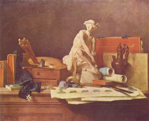 Chardin, Jean-Baptiste Simon: Die Attribute der Knste und die Belohnungen, die ihnen gewhrt werden