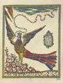 Russischer Kupferstecher um 1790: Der Vogel Sirene