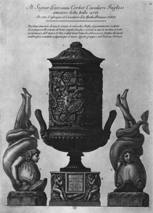 Piranesi, Giovanni Battista: Vasi, Candelabi, Cippi, Sarcofagi  : Blatt 30