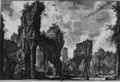Piranesi, Giovanni Battista: Vedute der Thermen des Caracalla (Ruinen des Sixtus oder Thermen des Antoninus)