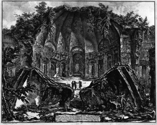 Piranesi, Giovanni Battista: Ruinen des Canopustempels der Hadriansvilla