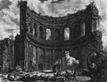 Piranesi, Giovanni Battista: Ruine des sogenannten Apollo-Tempels der Hadriansvilla