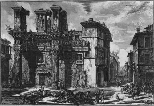Piranesi, Giovanni Battista: Ruinen des Forum des Nerva