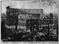 Piranesi, Giovanni Battista: Vedute des Konstantinsbogens mit dem Kolosseums
