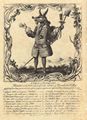 Englischer Kupferstecher um 1749: Karikatur: Der ideale Diener