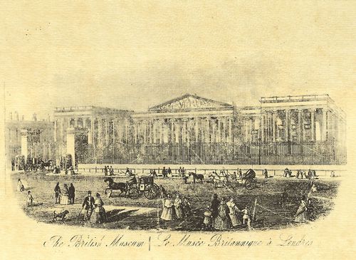 Englischer Radierer um 1862: Das Britische Museum