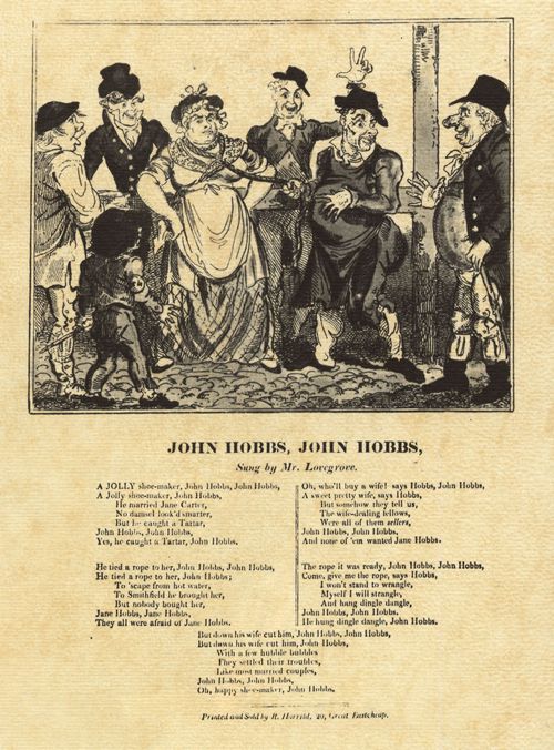 Cruikshank, George: Das Lied von John Hobbs