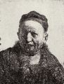 Rembrandt Harmensz. van Rijn: Brustbild eines Mannes mit Käppchen