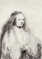 Rembrandt Harmensz. van Rijn: Die sog. »Kleine Judenbraut« (Porträt der Saskia)