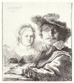 Rembrandt Harmensz. van Rijn: Selbstportrt Rembrandts mit Saskia