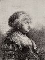 Rembrandt Harmensz. van Rijn: Porträt der Saskia in reicher Tracht