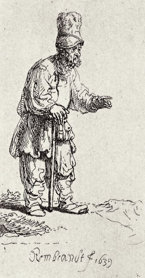 Rembrandt Harmensz. van Rijn: Jude mit hoher Mtze