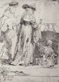 Rembrandt Harmensz. van Rijn: Das Liebespaar und der Tod