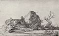 Rembrandt Harmensz. van Rijn: Die Landschaft mit dem Zeichner