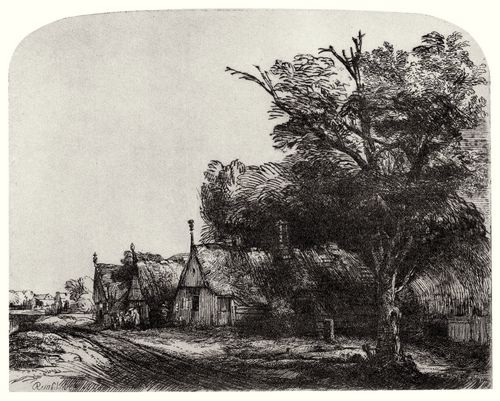 Rembrandt Harmensz. van Rijn: Die drei Hütten