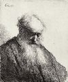 Rembrandt Harmensz. van Rijn: Kopf eines Greises mit langem Bart