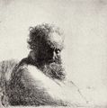Rembrandt Harmensz. van Rijn: Kopf eines Greises [1]