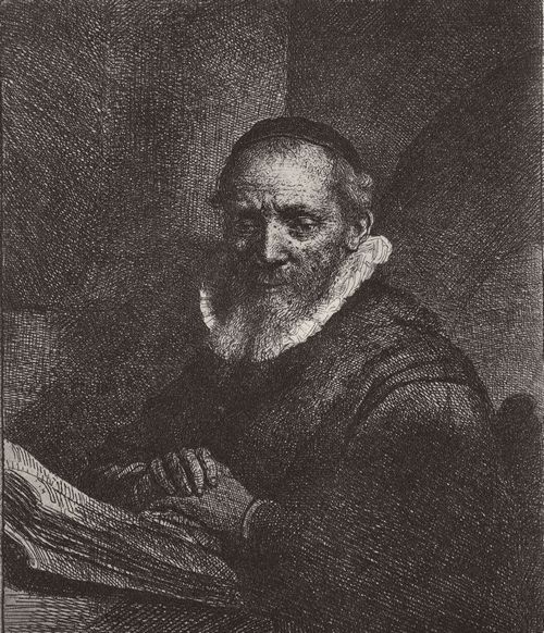 Rembrandt Harmensz. van Rijn: Portrt des Janus Sylvius