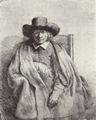 Rembrandt Harmensz. van Rijn: Porträt des Clement de Jonge
