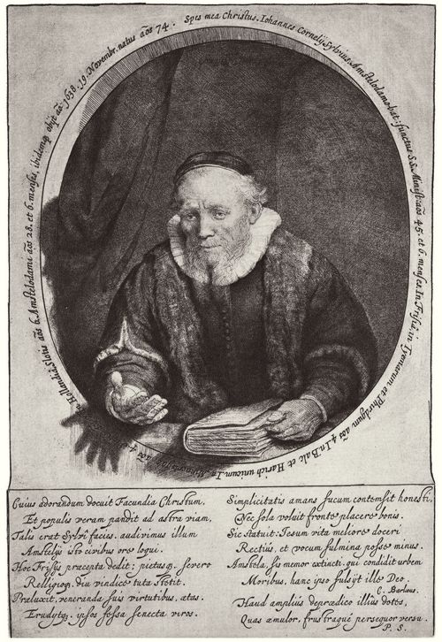 Rembrandt Harmensz. van Rijn: Portrt des Jan Cornelis Sylvius