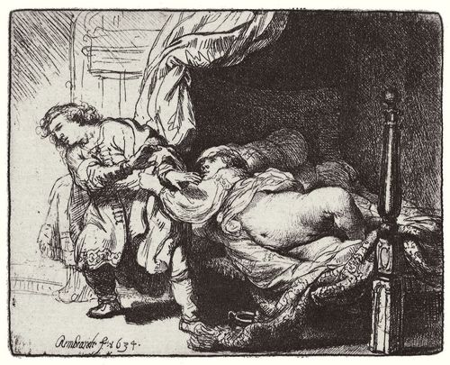 Rembrandt Harmensz. van Rijn: Joseph und Potiphars Weib