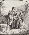 Rembrandt Harmensz. van Rijn: Abraham im Gesprch mit Isaak