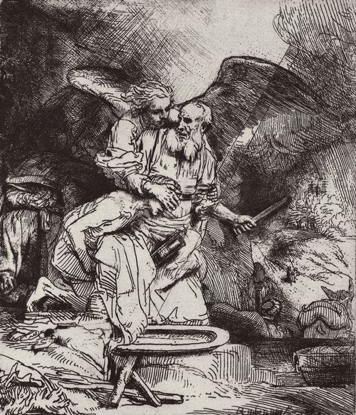 Rembrandt Harmensz. van Rijn: Abrahams Opfer