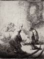 Rembrandt Harmensz. van Rijn: Jesus als Knabe unter den Schriftgelehrten