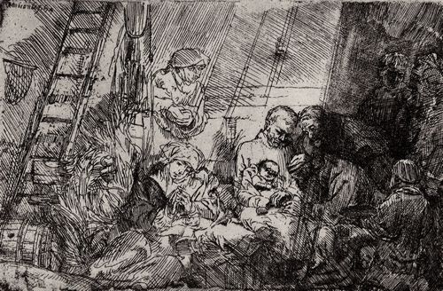 Rembrandt Harmensz. van Rijn: Die Beschneidung Christi