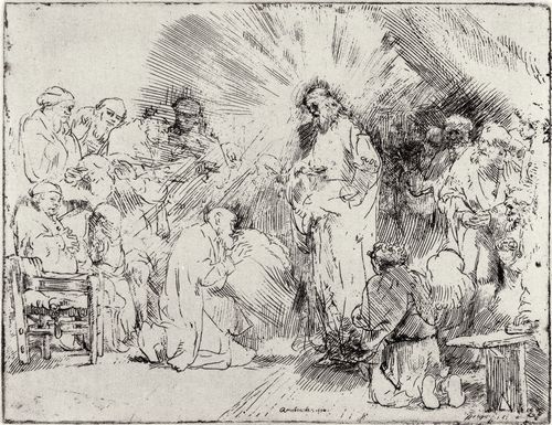 Rembrandt Harmensz. van Rijn: Christus erscheint den Jngern