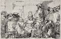 Rembrandt Harmensz. van Rijn: Der sitzende Jesusknabe und die Schriftgelehrten