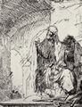 Rembrandt Harmensz. van Rijn: Petrus und Johannes an der Tempelpforte