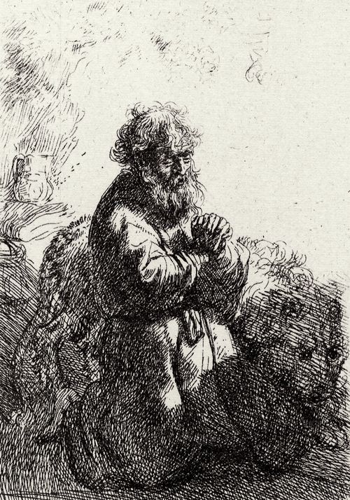 Rembrandt Harmensz. van Rijn: Hl. Hieronymus im Gebet