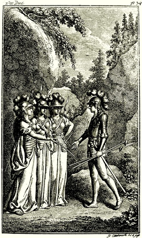 Chodowiecki, Daniel Nikolaus: Illustration zu J. Ewald's »Balder's Tod. Trauerspiel«