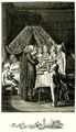 Chodowiecki, Daniel Nikolaus: Illustration zu Carl Lang's »Almanach für 1798«, Die Taufe