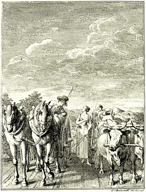 Chodowiecki, Daniel Nikolaus: Illustration zu Goethe's »Hermann und Dorothea«