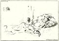 Chodowiecki, Daniel Nikolaus: Schlafende Frau (Nach Rembrandt)